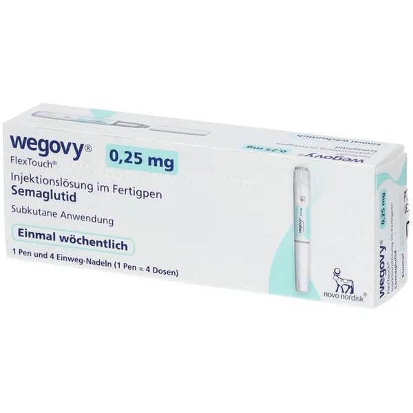 Вегови / Wegovy 0.25 мг - стартовая доза для похудения  Wegovy_0.25 фото